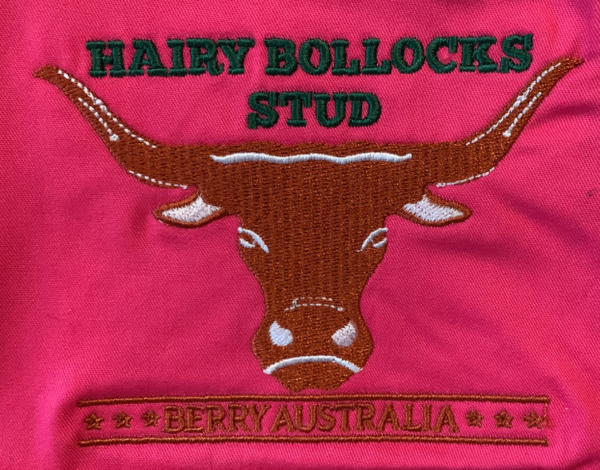 Womans light weight half button, sleeveless shirts in hot pink - Image 3